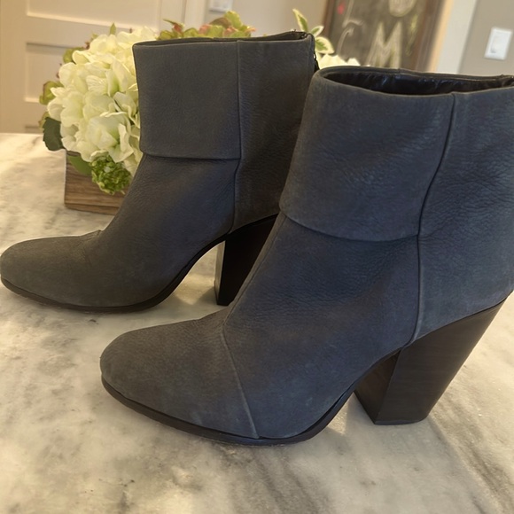 Rag & Bone Ankle Boots Grey - sz 9.5 - Picture 1 of 7